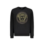 Versace Black Cotton Sweatshirt Versace