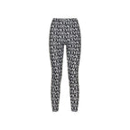 Versace Black Elastane Leggings Versace