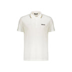 Versace White Cotton Polo Shirt Versace