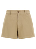 Polo Ralph Lauren Beige Cotton Bermuda Shorts