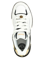Versace Bicolor Leather Low Top Sneakers