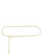 Valentino Garavani Gold Brass Regular Belt
