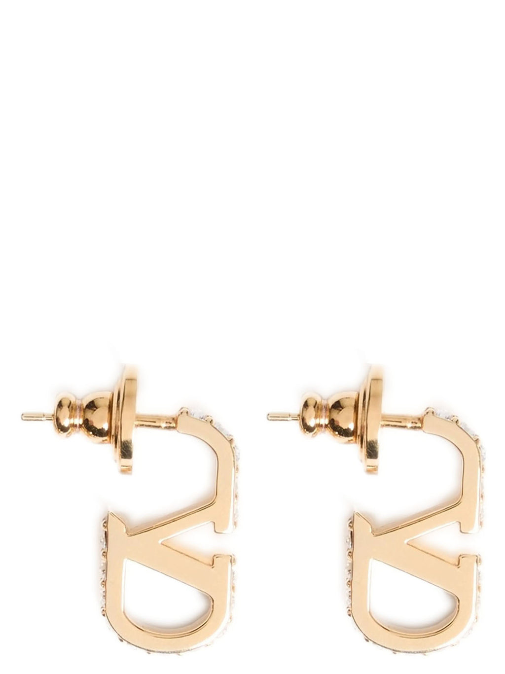 Valentino Garavani Gold Brass Earrings