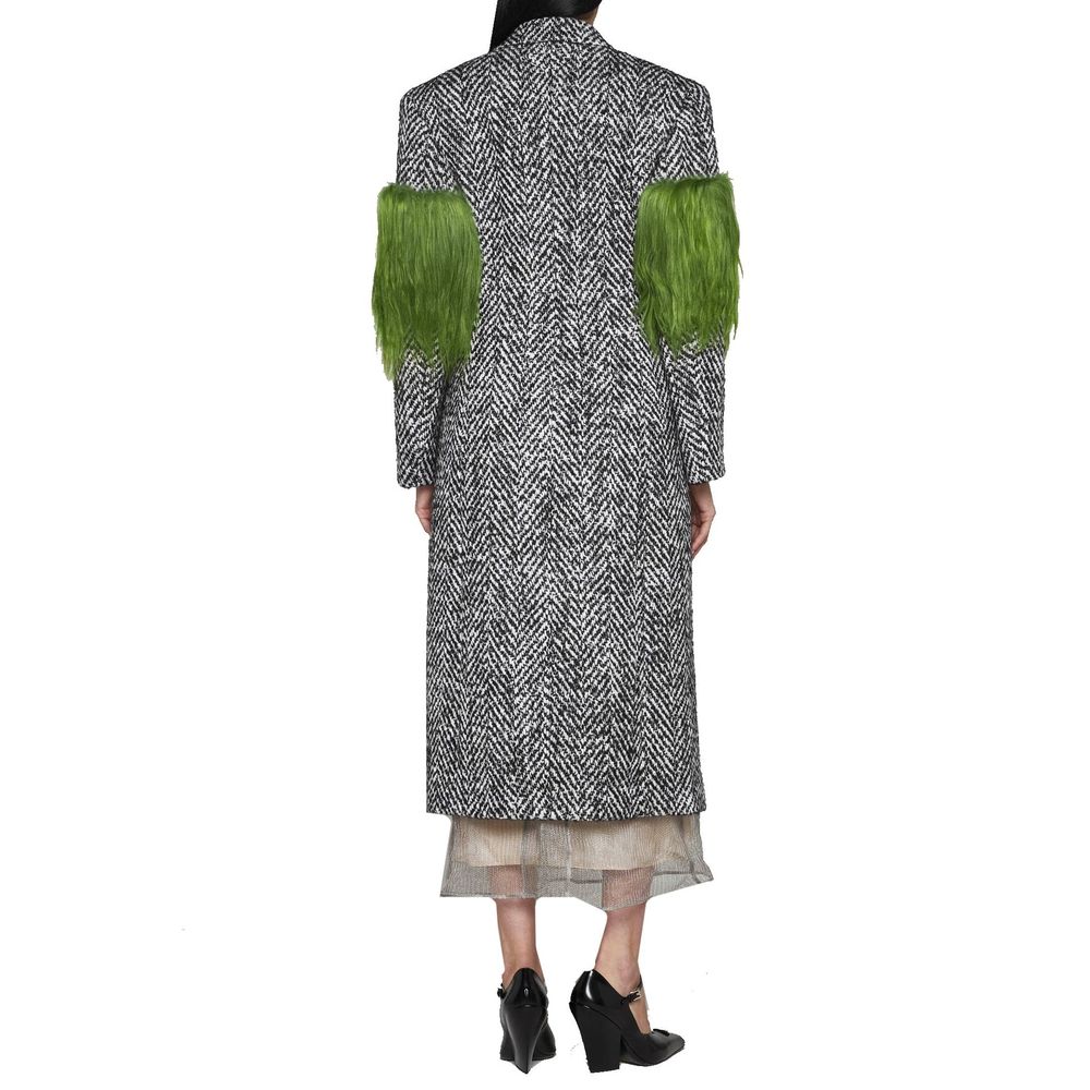 Prada Gray Wool Coat Prada