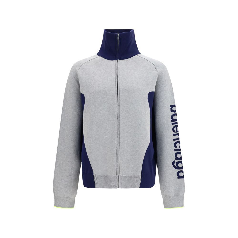 Balenciaga Gray Cotton Sweatshirt Balenciaga