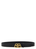 Balenciaga Black Calfskin Regular Belt Balenciaga