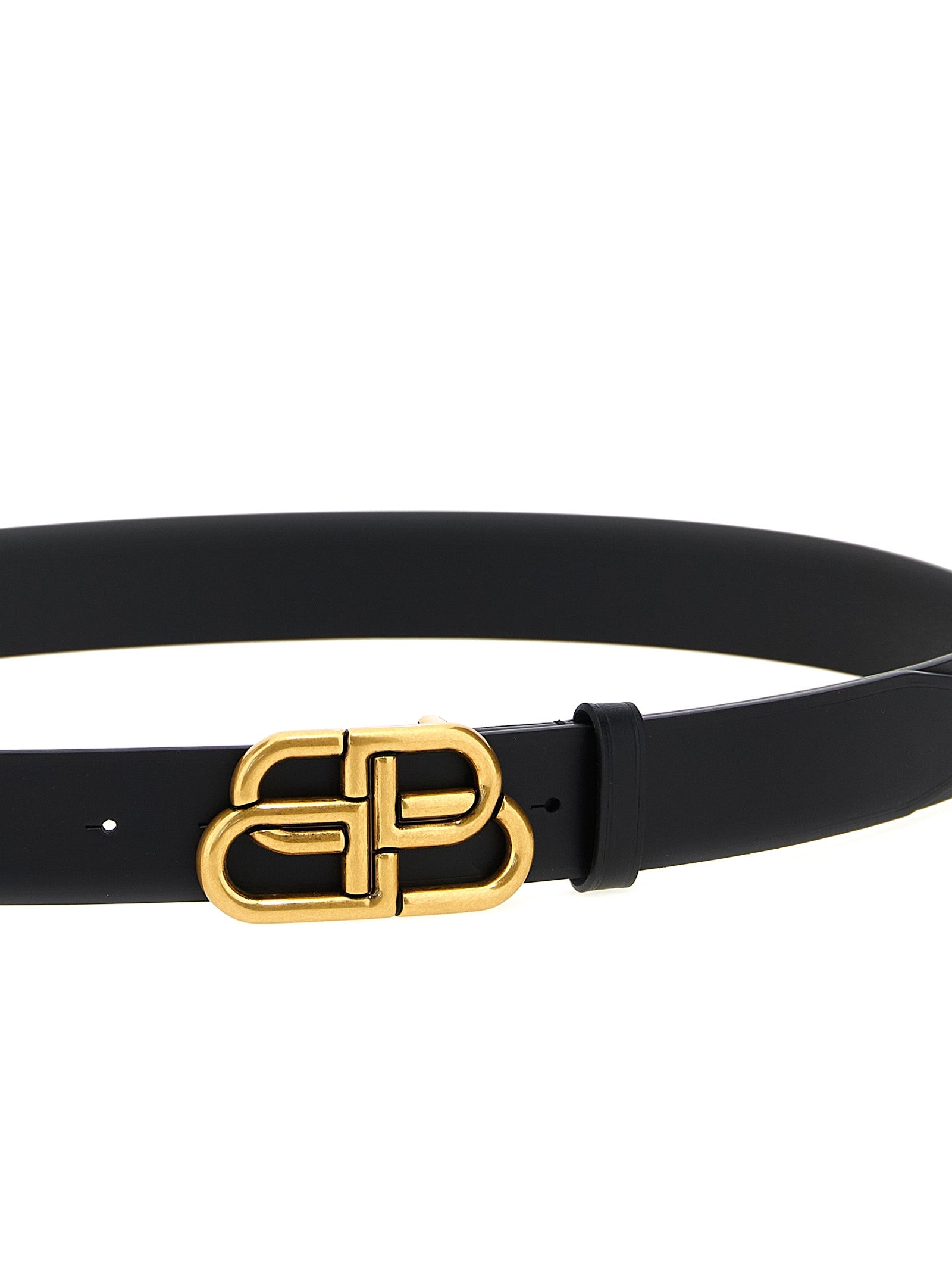 Balenciaga Black Calfskin Regular Belt Balenciaga