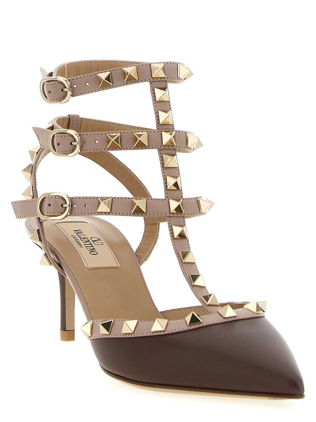 Valentino Garavani Multicolor Lamb Leather Mid Heel Pumps Valentino Garavani