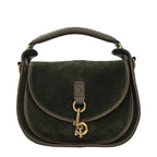 Burberry Green Leather Handbag Burberry