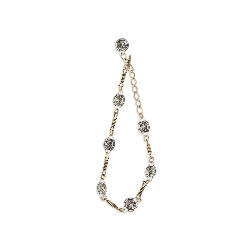 Versace Silver Brass Necklace Versace