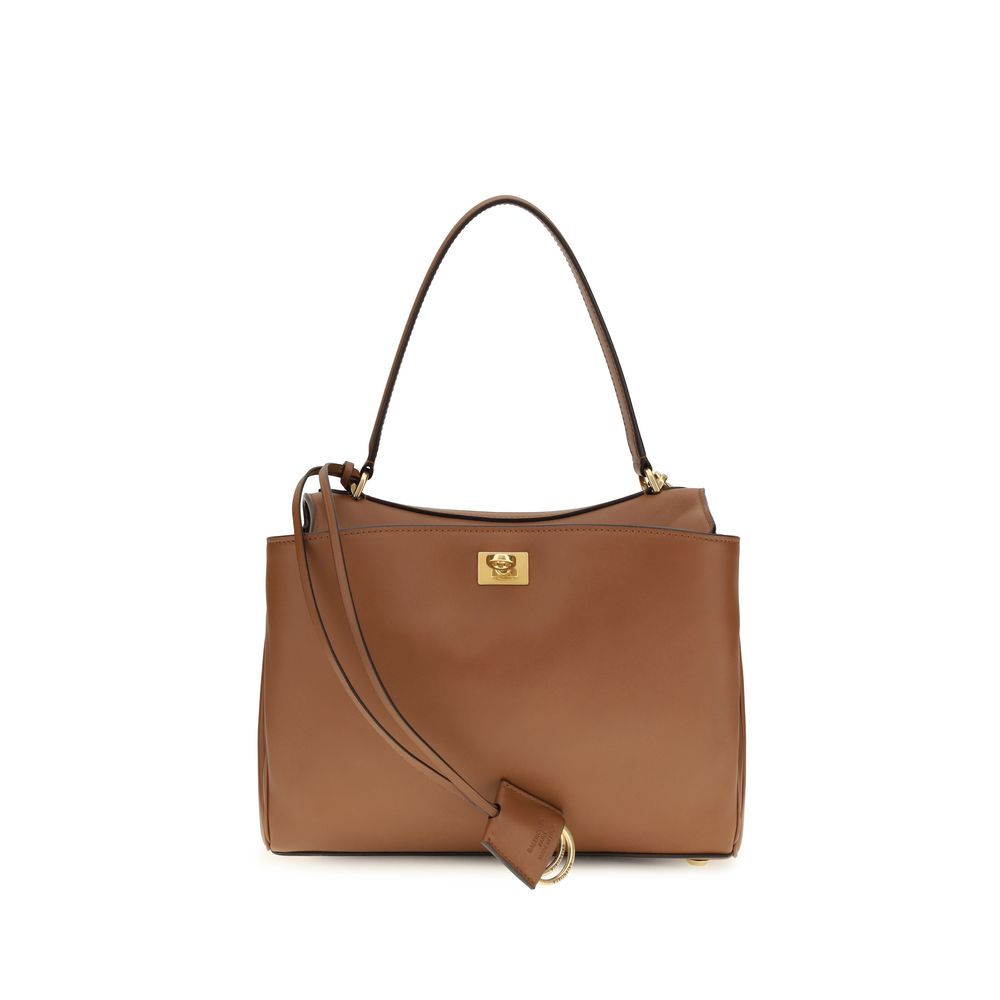 Balenciaga Brown Calf Leather Bos Taurus Shoulder Bag Balenciaga