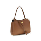 Balenciaga Brown Calf Leather Bos Taurus Shoulder Bag Balenciaga