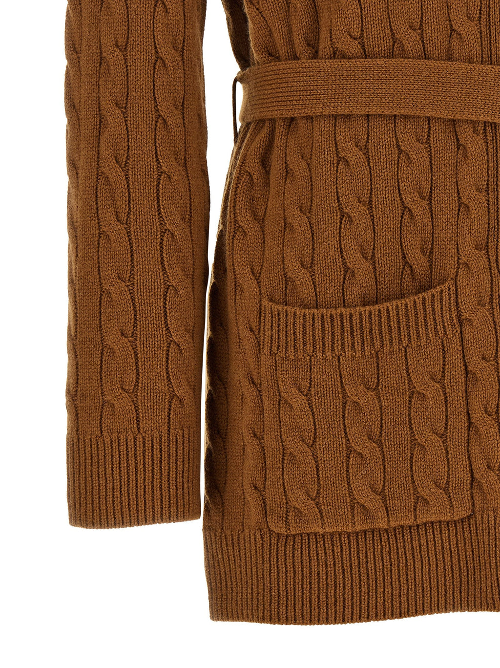 Valentino Garavani Brown Cashmere Cardigan Valentino Garavani