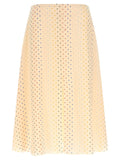 Valentino Garavani Multicolor Silk Midi Skirt Valentino Garavani