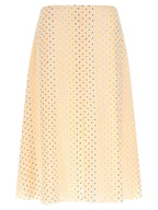 Valentino Garavani Multicolor Silk Midi Skirt Valentino Garavani