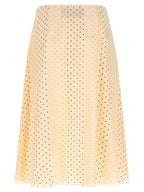 Valentino Garavani Multicolor Silk Midi Skirt Valentino Garavani
