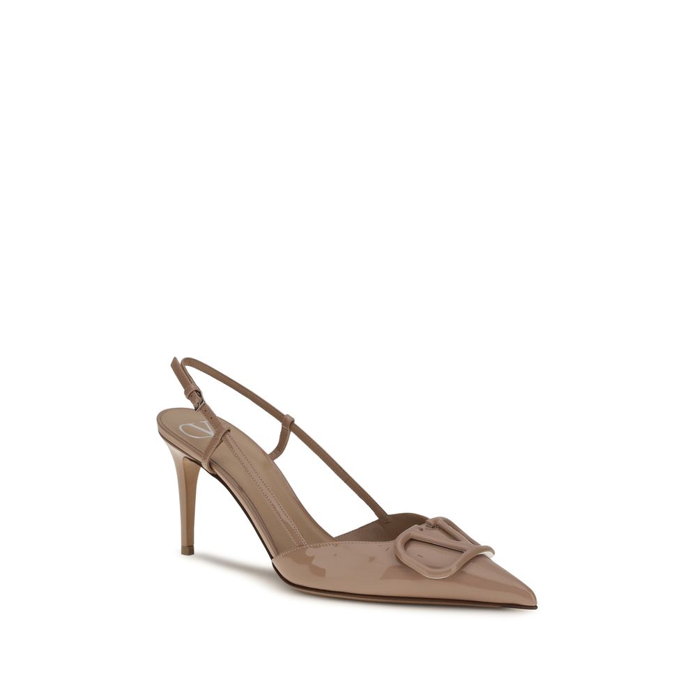 Valentino Garavani Multicolor Calf Leather Bos Taurus High Heel Pumps Valentino Garavani
