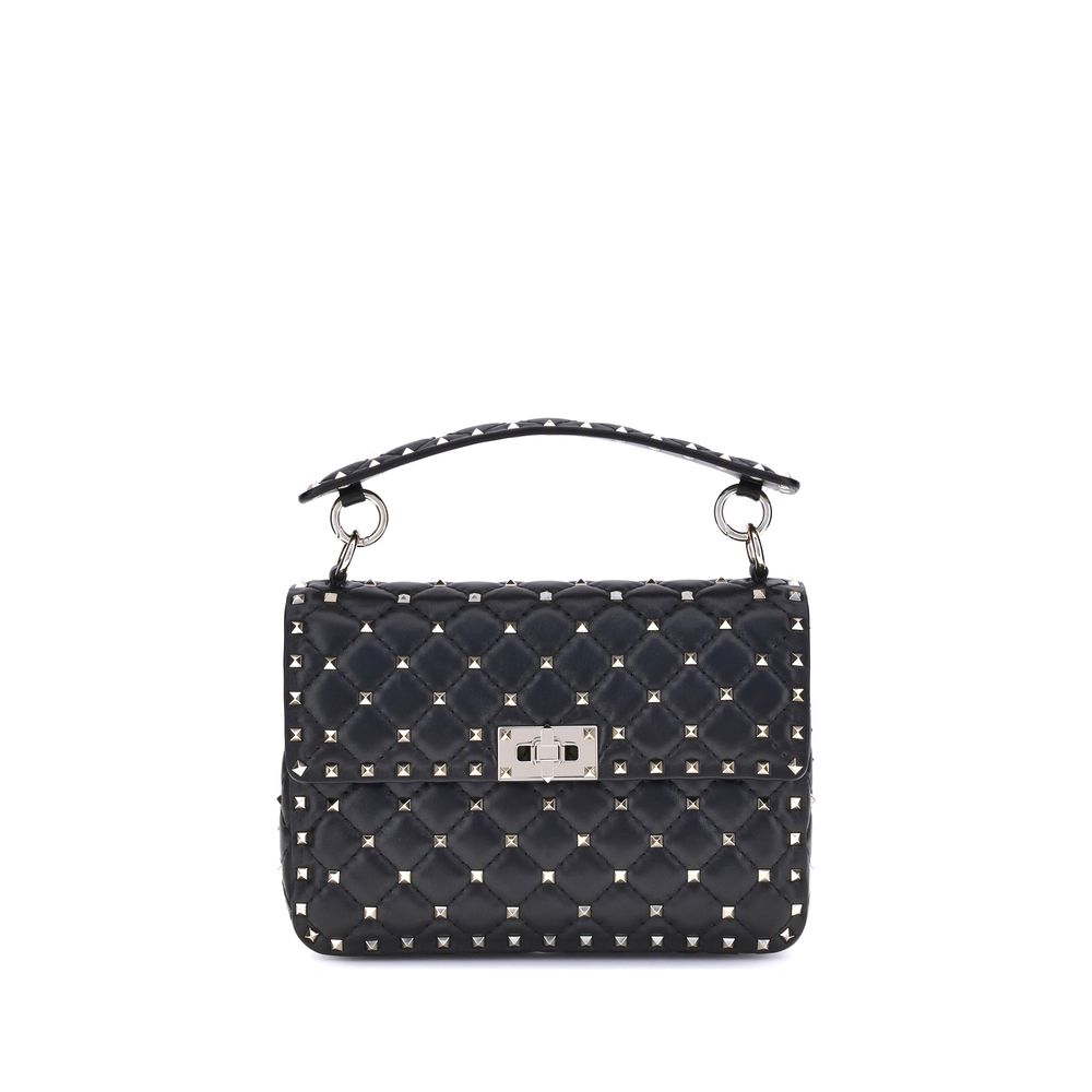 Valentino Garavani Black Lamb Ovis Aries Aries Shoulder Bag Valentino Garavani