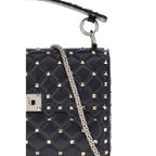 Valentino Garavani Black Lamb Ovis Aries Aries Shoulder Bag Valentino Garavani
