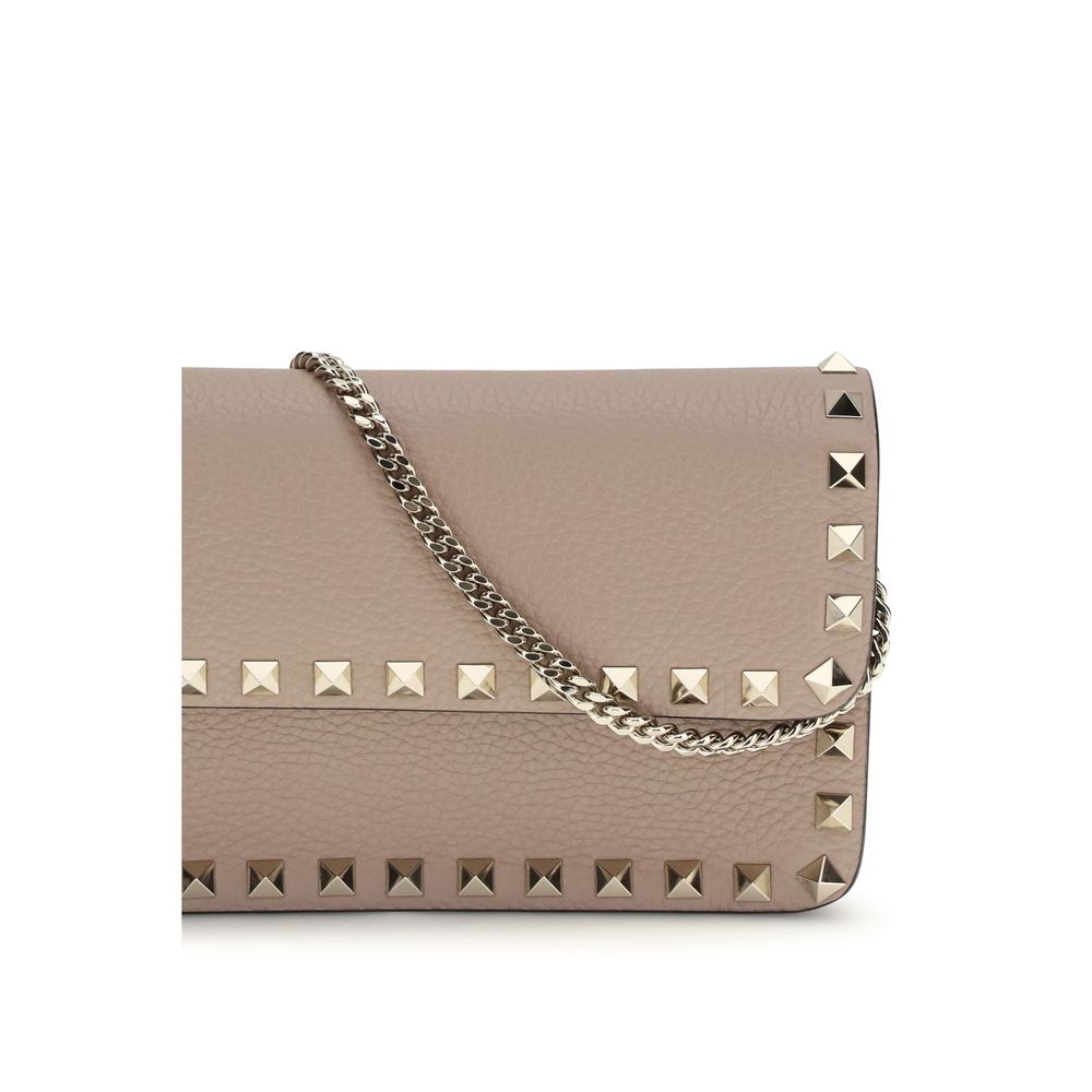 Valentino Garavani Multicolor Calf Leather Bos Taurus Wallet Valentino Garavani