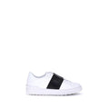 Valentino Garavani White Calf Leather Bos Taurus Low Top Sneakers Valentino Garavani