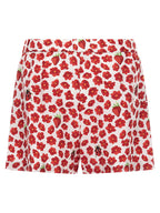 Versace Multicolor Silk Bermuda Shorts Versace