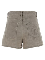 Fendi Beige Cotton Bermuda Shorts Fendi