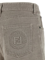 Fendi Beige Cotton Bermuda Shorts Fendi