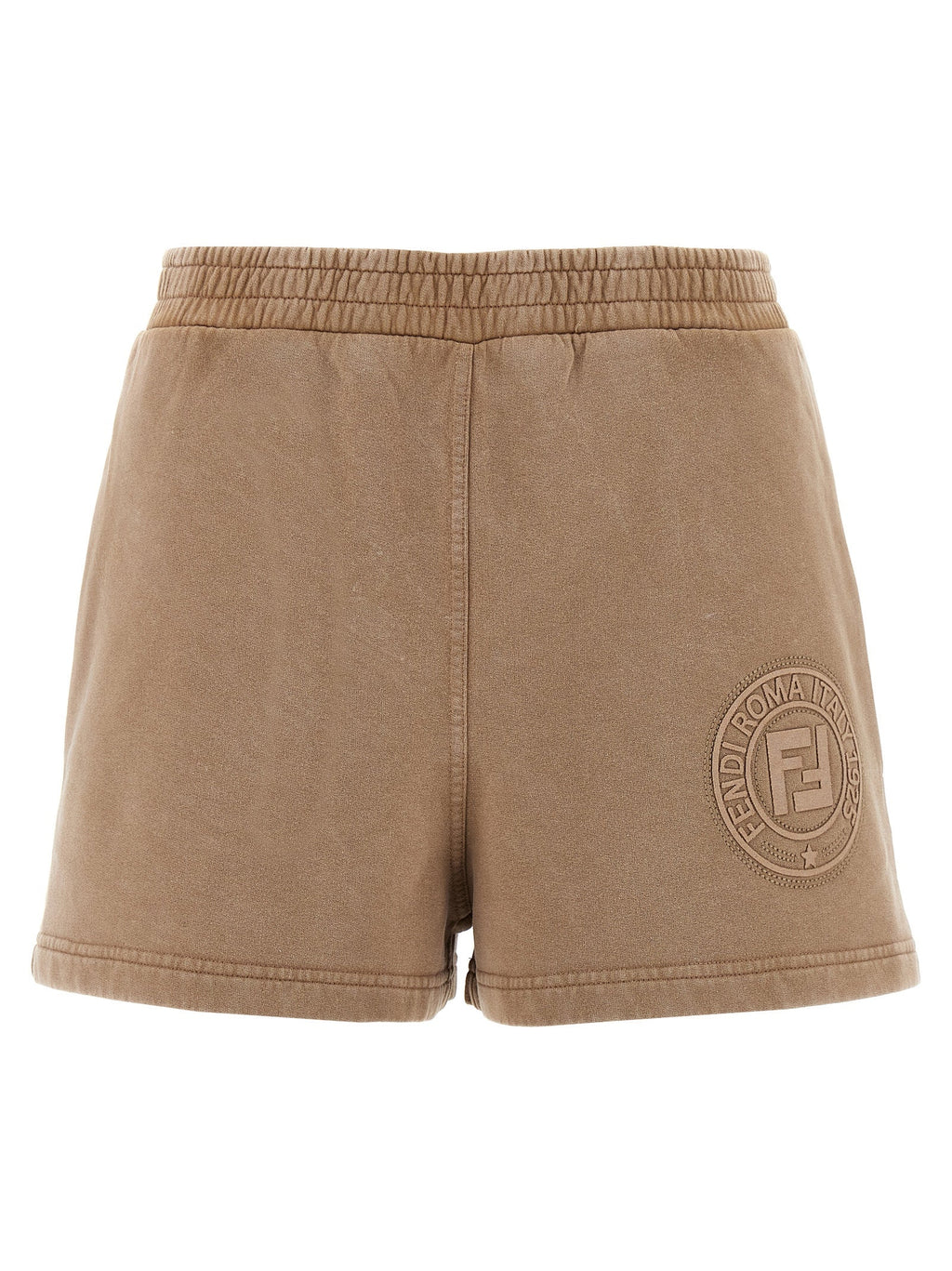 Fendi Brown Cotton Bermuda Shorts Fendi