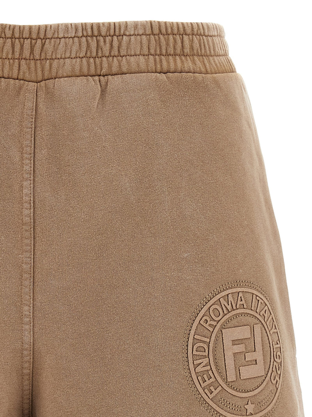 Fendi Brown Cotton Bermuda Shorts Fendi
