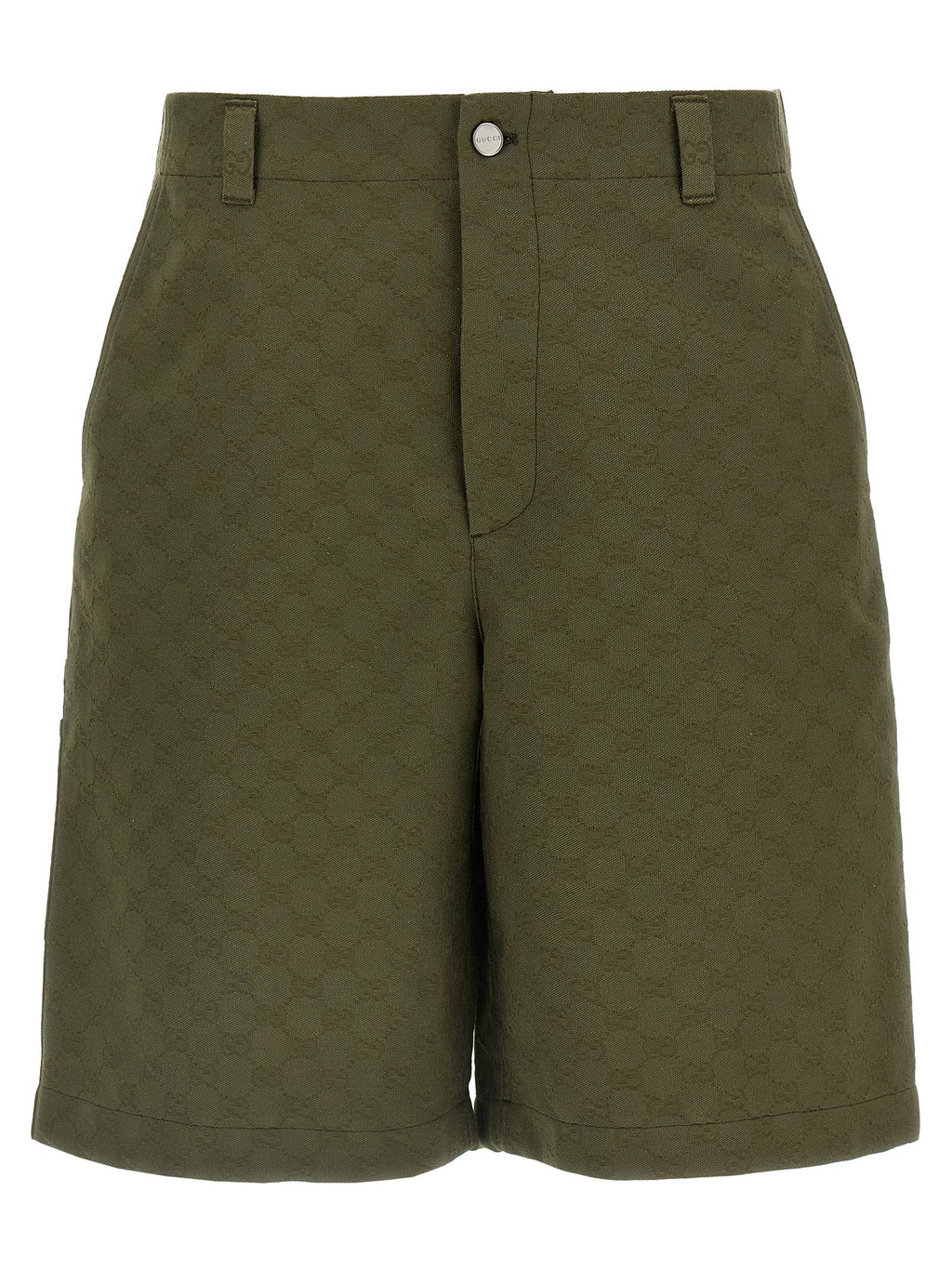 Gucci Bicolor Cotton Bermuda Shorts Gucci