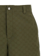 Gucci Bicolor Cotton Bermuda Shorts Gucci