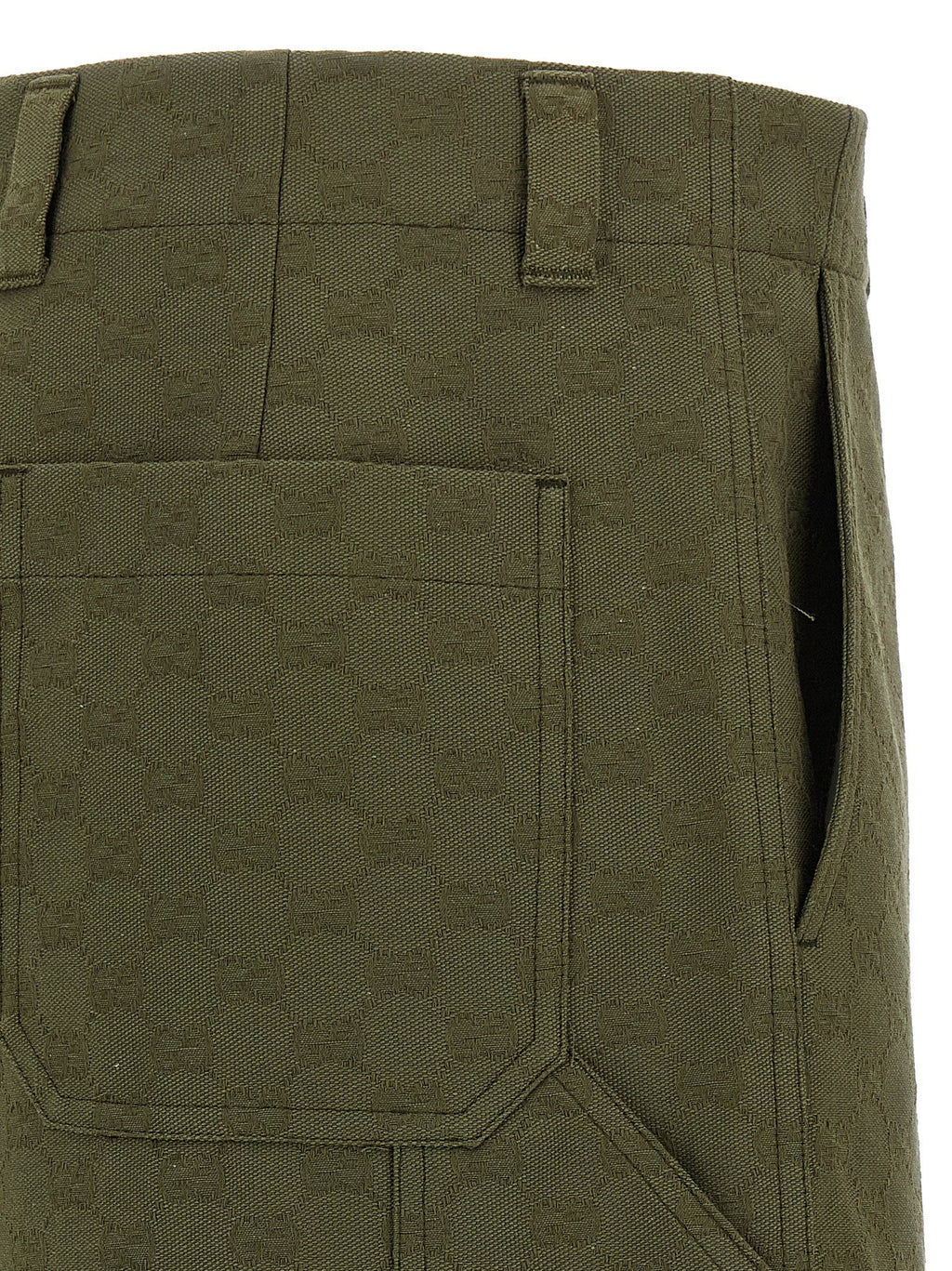 Gucci Bicolor Cotton Bermuda Shorts Gucci