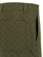 Gucci Bicolor Cotton Bermuda Shorts Gucci