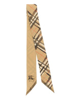Burberry Beige Satin Foulard Burberry