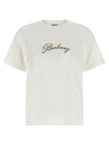 Burberry White Cotton T-Shirt Burberry