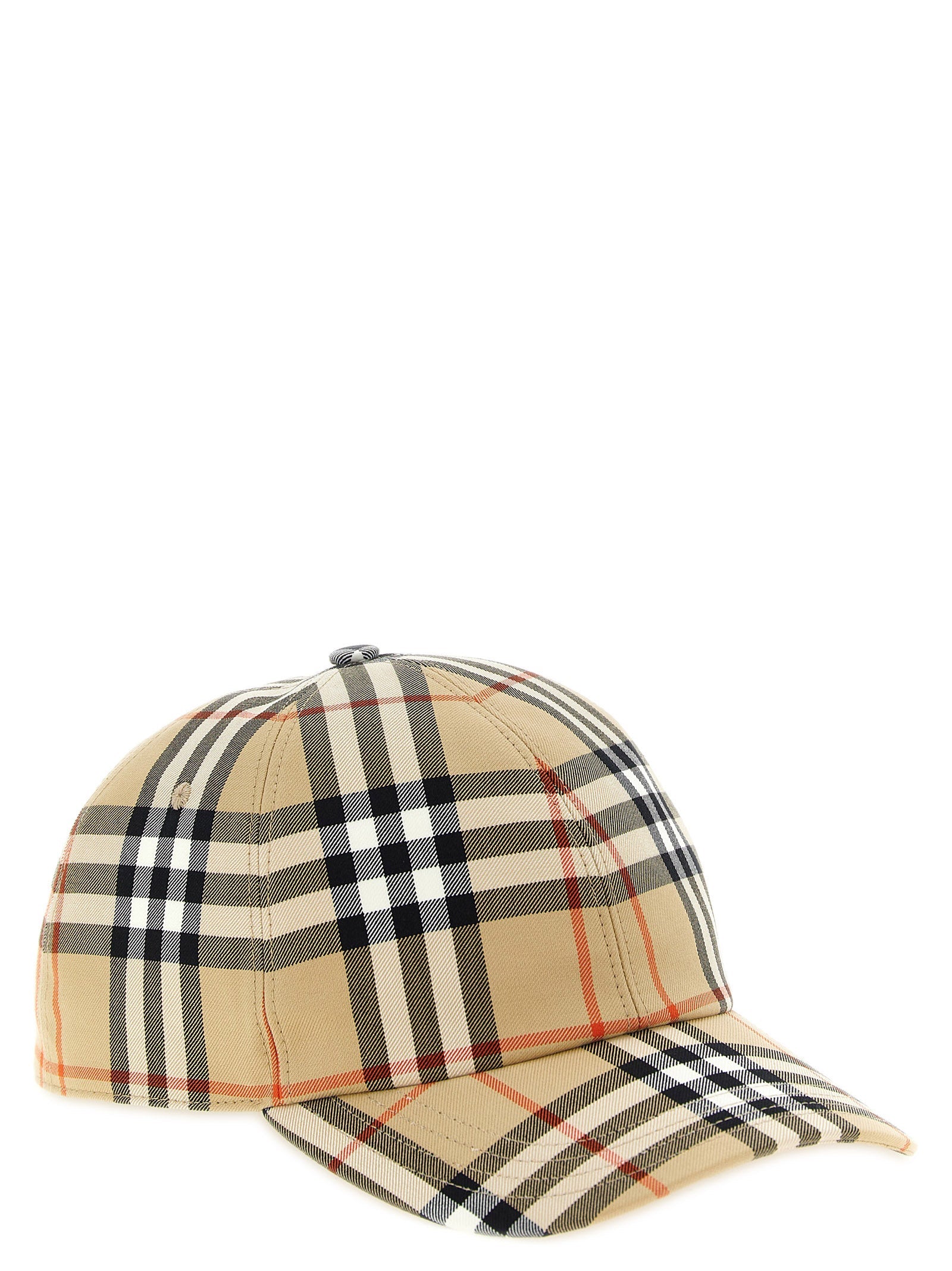 Burberry Beige Cotton Cap (Baseball Hat) Burberry