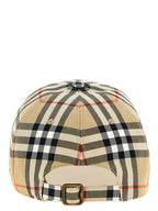 Burberry Beige Cotton Cap (Baseball Hat) Burberry