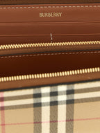 Burberry Beige Polyethylene Cardholder Burberry