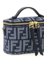 Fendi Blue Cotton Handbag Fendi