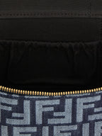 Fendi Blue Cotton Handbag Fendi