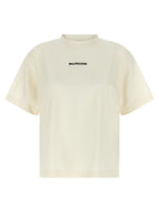 Balenciaga White Cotton T-Shirt Balenciaga