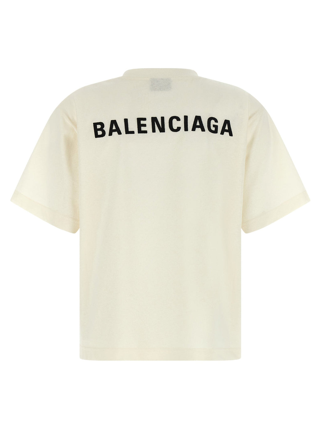 Balenciaga White Cotton T-Shirt Balenciaga
