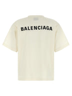 Balenciaga White Cotton T-Shirt Balenciaga