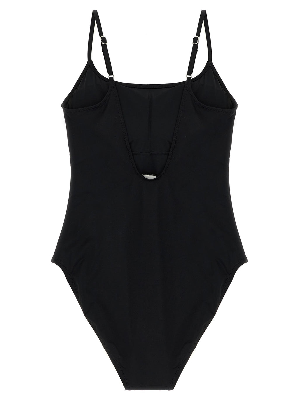Polo Ralph Lauren Black Nylon One-Piece Swimsuit Polo Ralph Lauren