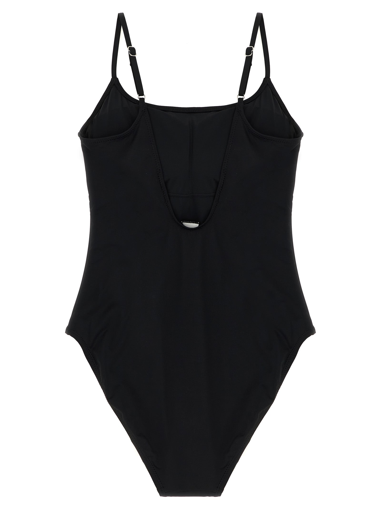 Polo Ralph Lauren Black Nylon One-Piece Swimsuit Polo Ralph Lauren