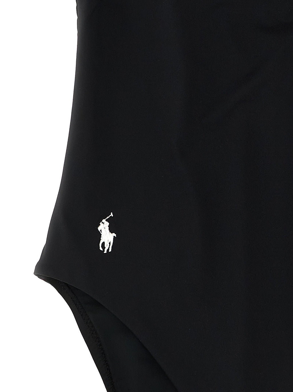 Polo Ralph Lauren Black Nylon One-Piece Swimsuit Polo Ralph Lauren