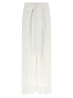 Polo Ralph Lauren White Cotton Casual Pants Polo Ralph Lauren