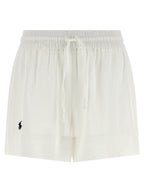 Polo Ralph Lauren White Organic Cotton Bermuda Shorts Polo Ralph Lauren