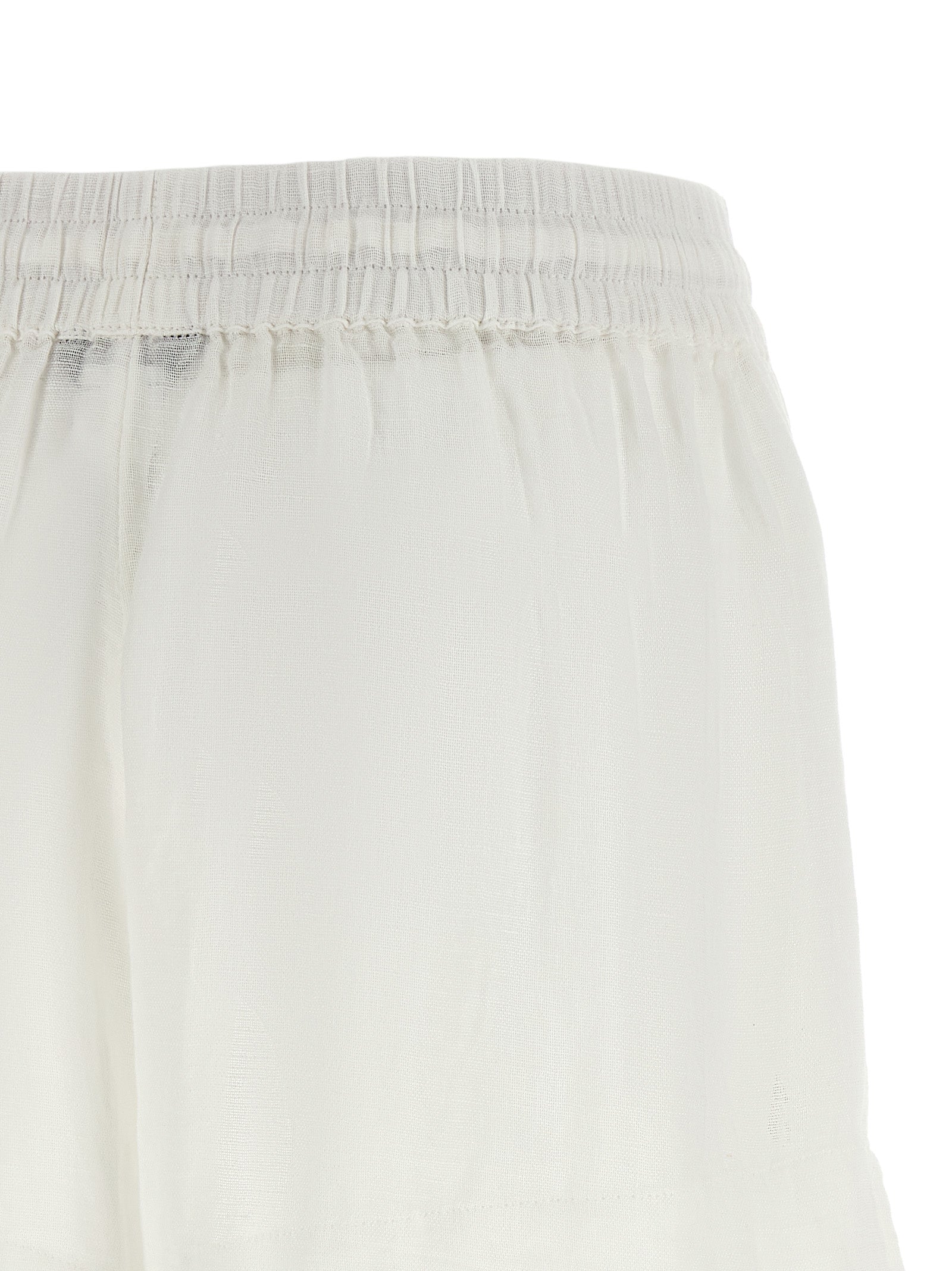 Polo Ralph Lauren White Organic Cotton Bermuda Shorts Polo Ralph Lauren